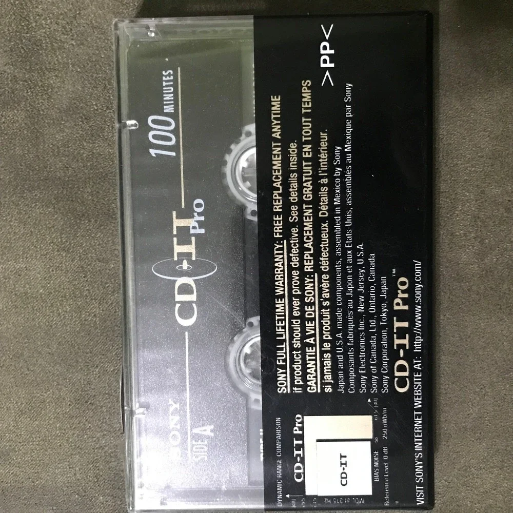 Sony CD-IT Pro 100 Minute Audio Cassette Tape